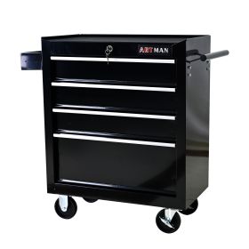 Metal Tool Storage Cart (Color: Black)